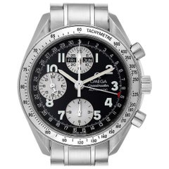 Omega Speedmaster Tripple Calendar Black Arabic Dial Watch 3523.51.00