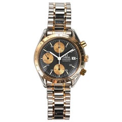Omega Speedmaster Two Tone Watch in Rose Gold, 1990s