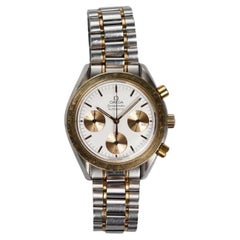 Omega Speedmaster Two Tone Watch in Steel case, 1990-2000