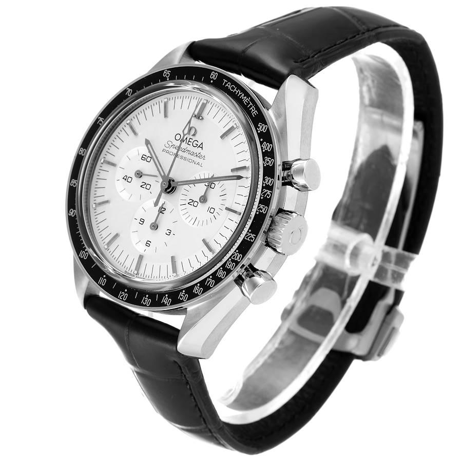 omega speedmaster moonwatch white dial