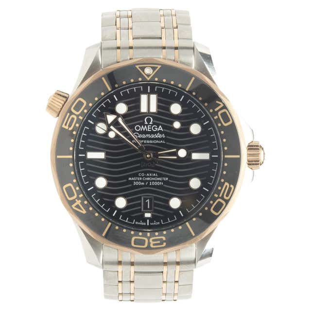 Men's Omega Seamaster Steel Watch, Red Dial at 1stDibs | omega ...