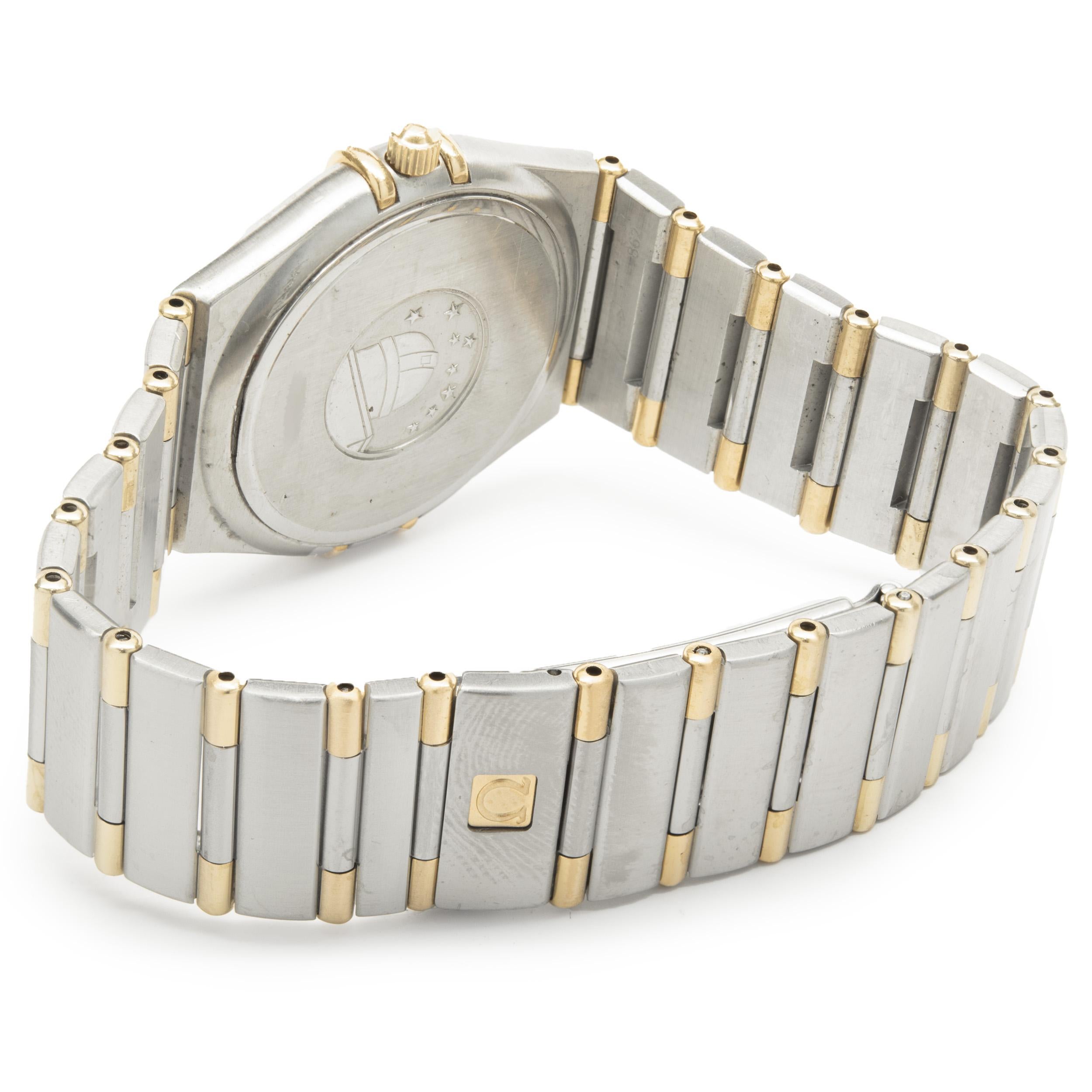 Omega Stainless Steel & 18 Karat Yellow Gold Constellation  In Excellent Condition In Scottsdale, AZ