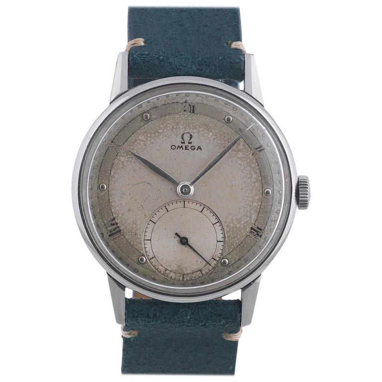 SHIPPING POLICY:
No additional costs will be added to this order.
Shipping costs will be totally covered by the seller (customs duties included). 

Ref. 2271. Made in 1950’s
Case three-body, polished, straight lugs, snap on case back.
Dial two tone