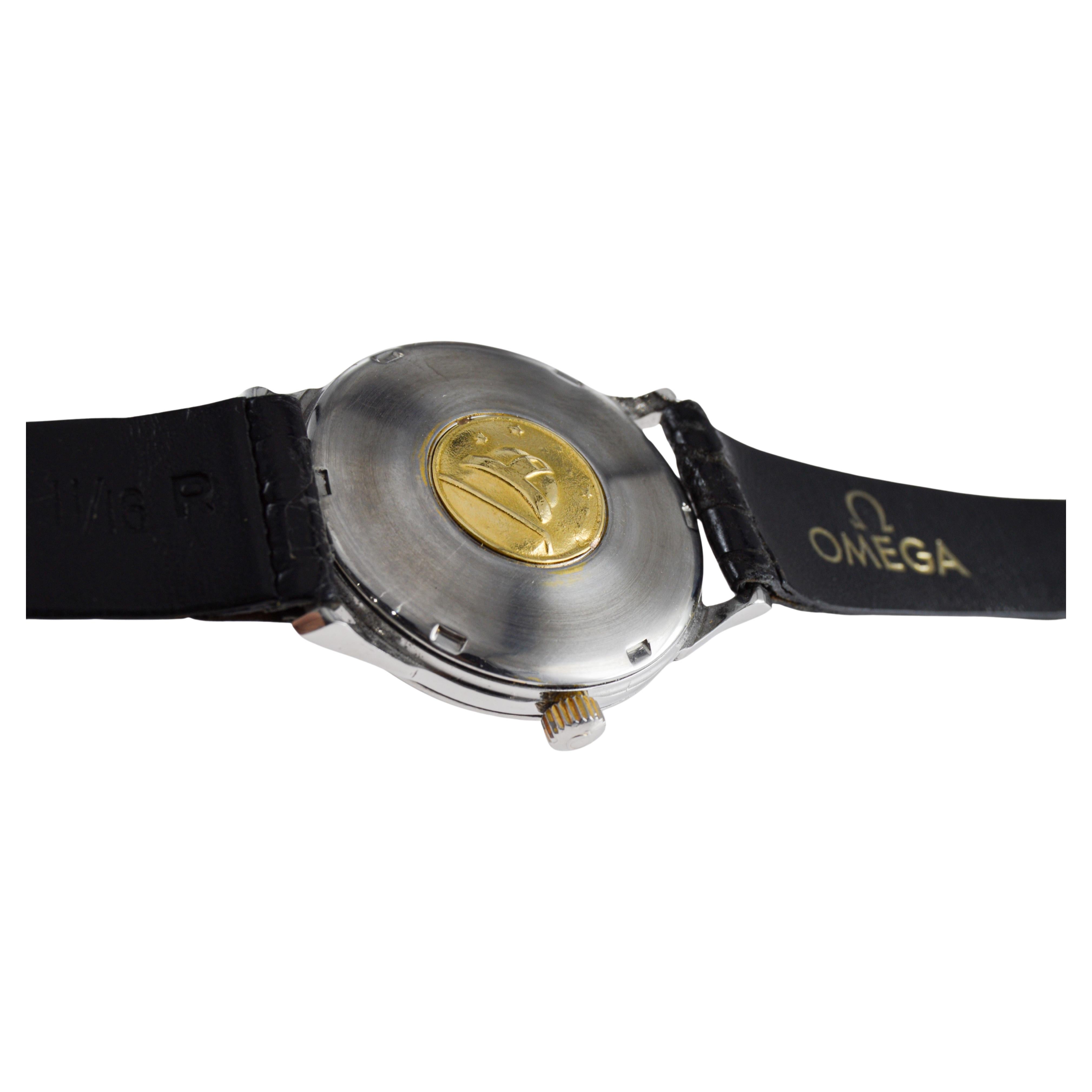 Orologio Omega Constellation Automatic in acciaio inossidabile degli anni '50 circa in vendita 7