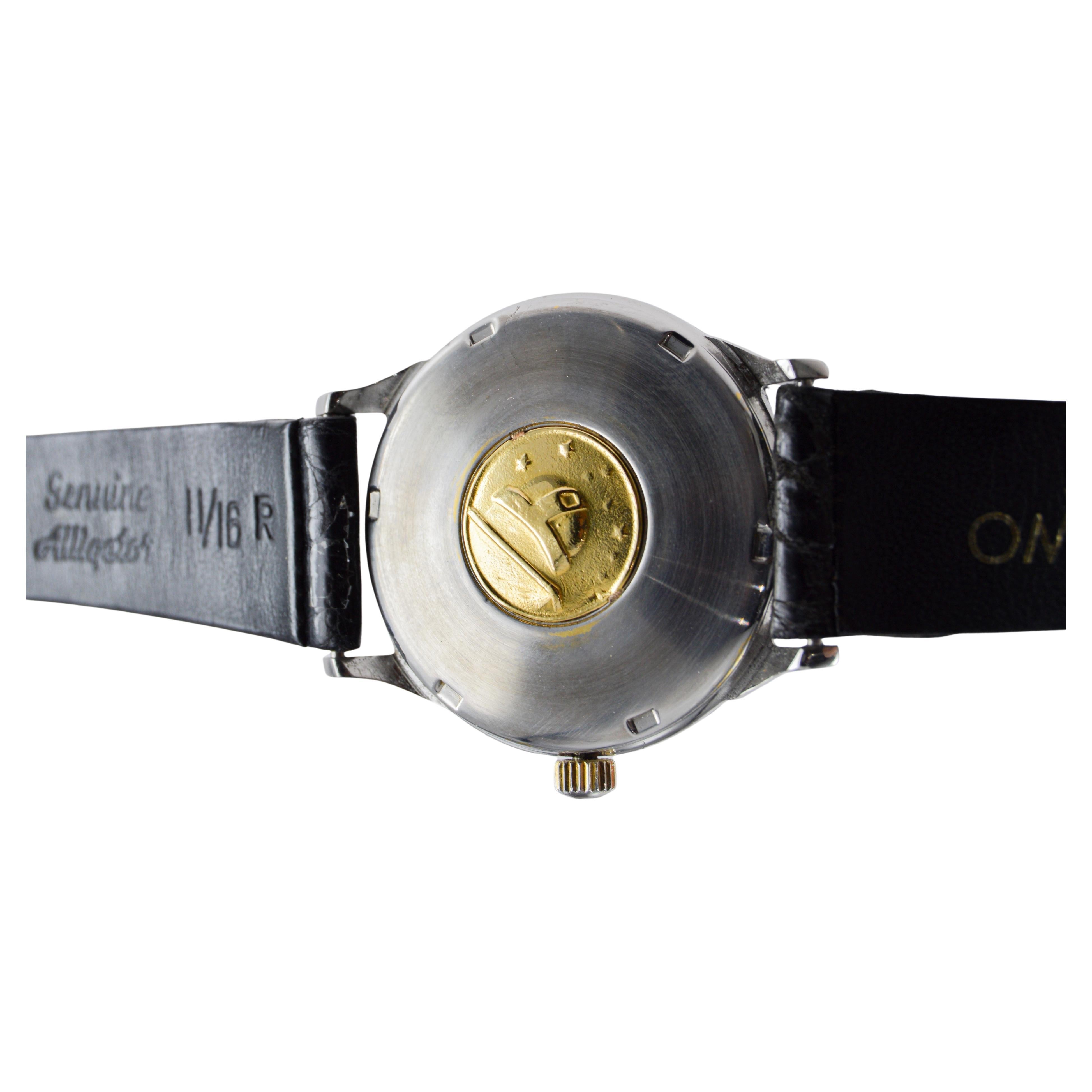 Orologio Omega Constellation Automatic in acciaio inossidabile degli anni '50 circa in vendita 8