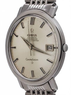 Omega Stainless Steel Constellation Automatic Wristwatch Ref 168.000, circa 1963
