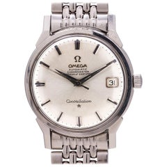 Retro Omega Stainless Steel Constellation self winding wristwatch Ref 168.005, c 1966