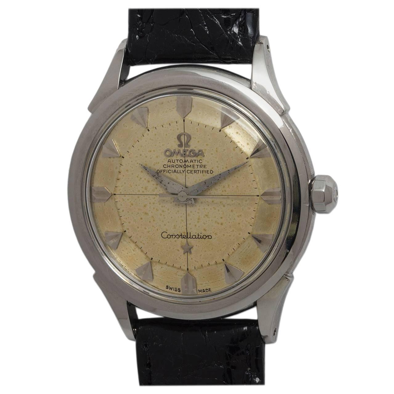 Omega Stainless steel Constellation self winding wristwatch Ref 2852, c1958