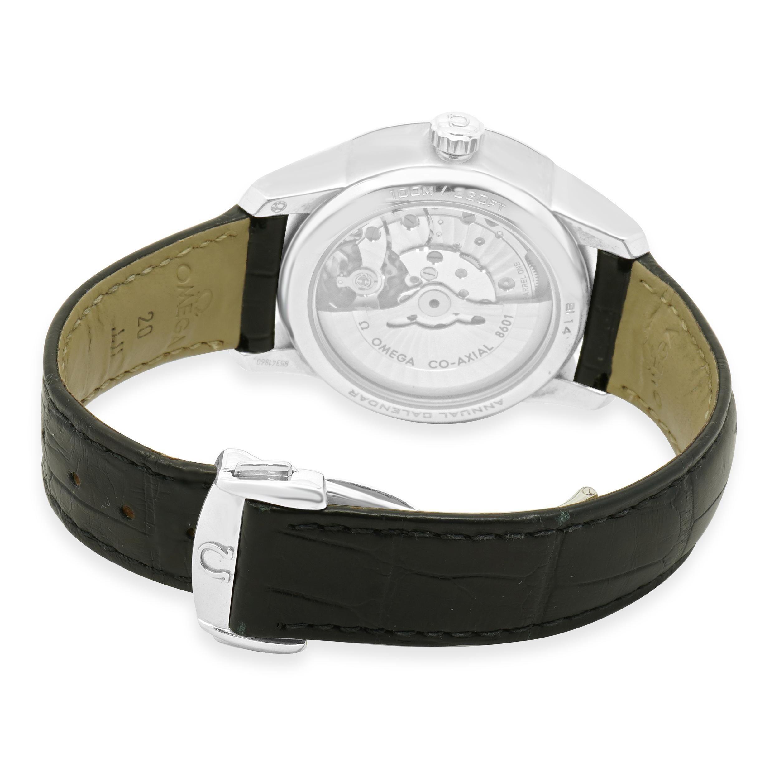 Omega DeVille Calendario Anual Acero Inoxidable 41mm en Excelente estado para la venta en Scottsdale, AZ