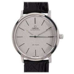 Omega Stainless Steel Deville Seamaster Self Winding Wristwatch, circa 1968