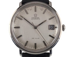Omega Stainless Steel Men's Automatic DeVille Watch w/ Date 166.033