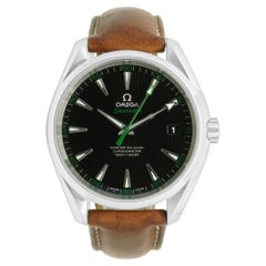 Omega Stainless Steel Seamaster Aqua Terra 41.5mm Black Dial