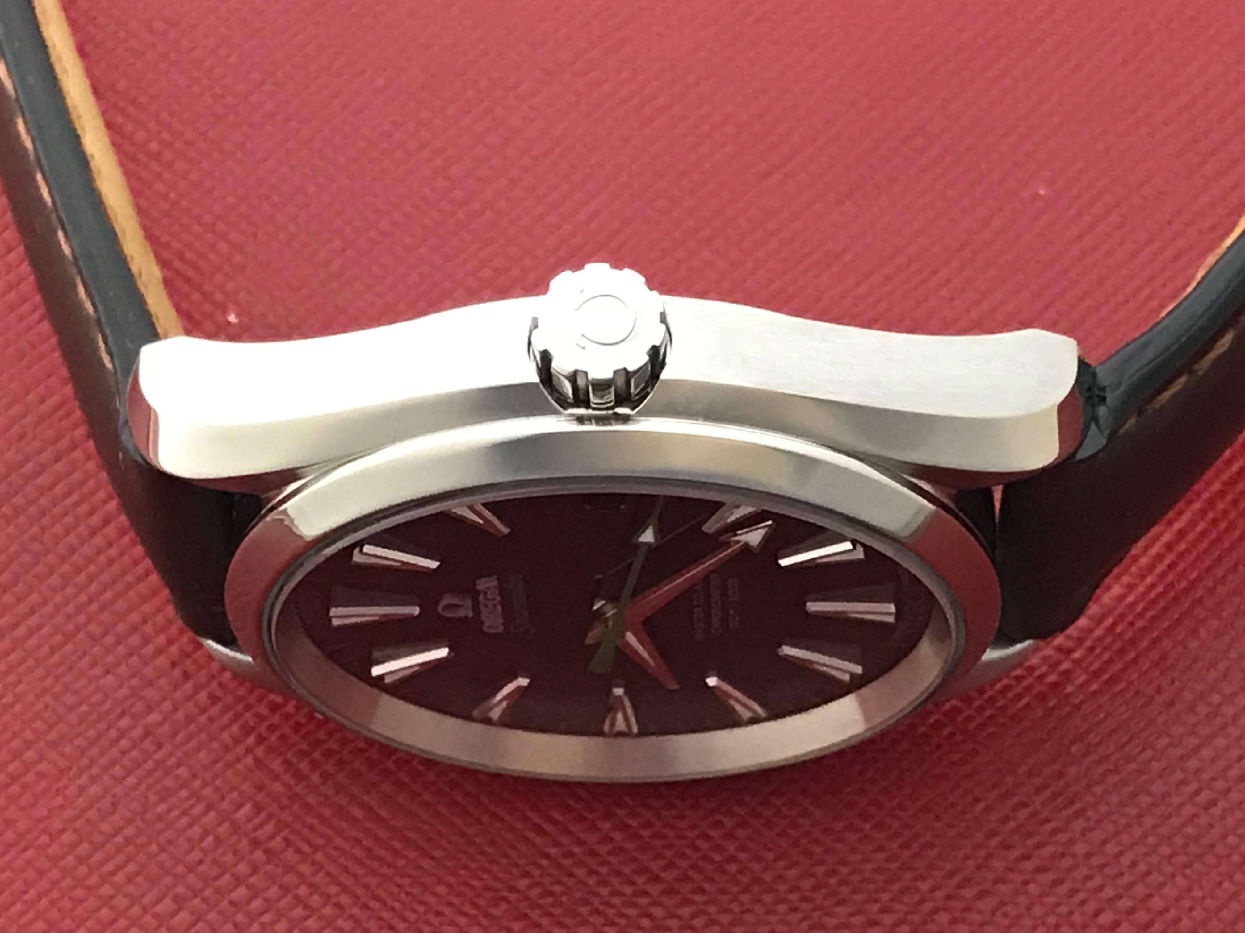 Men's Omega Stainless Steel Seamaster Aqua Terra Caliber 8500 Automatic Wristwatch 