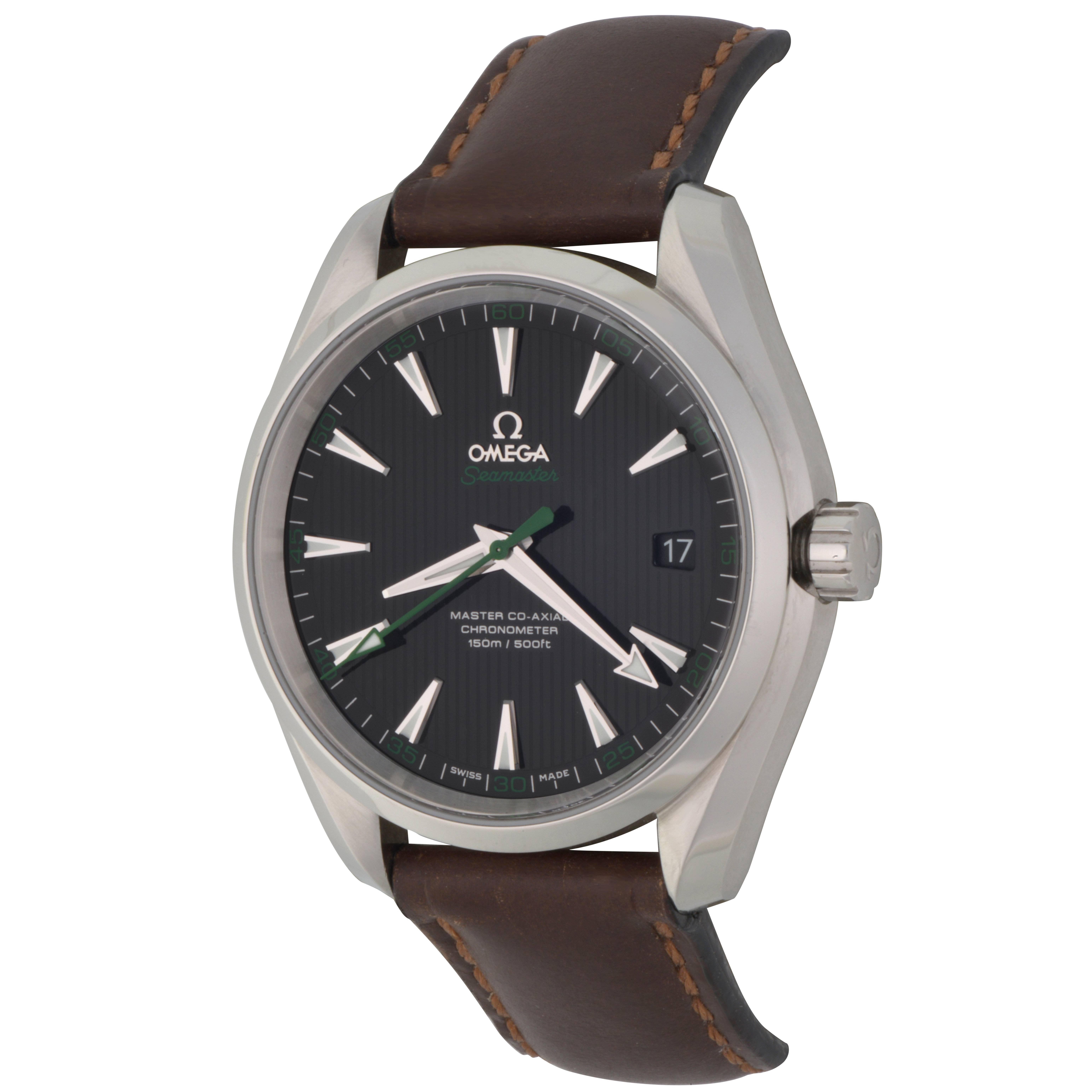 Omega Stainless Steel Seamaster Aqua Terra Caliber 8500 Automatic Wristwatch 