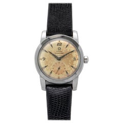 Retro Omega Stainless Steel Seamaster Automatic Wristwatch, 1950s