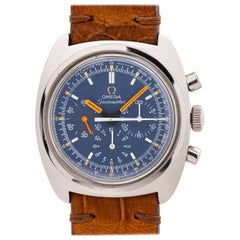 Omega Stainless Steel Seamaster Chronograph manual wind Wristwatch, circa 1970