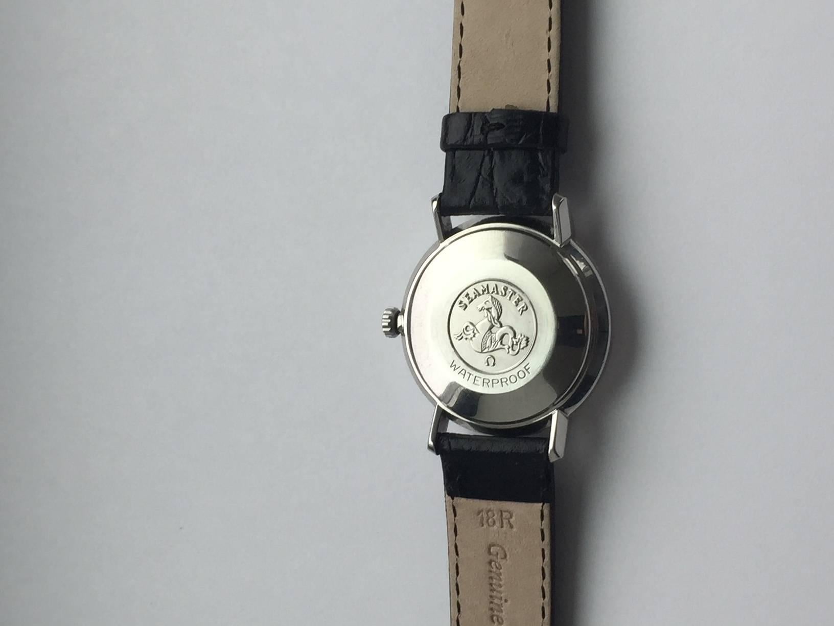 Women's or Men's Omega Stainless Steel Seamaster De Ville Automatic Wristwatch