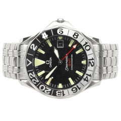 Omega Stainless Steel Seamaster GMT 50th Anniversary