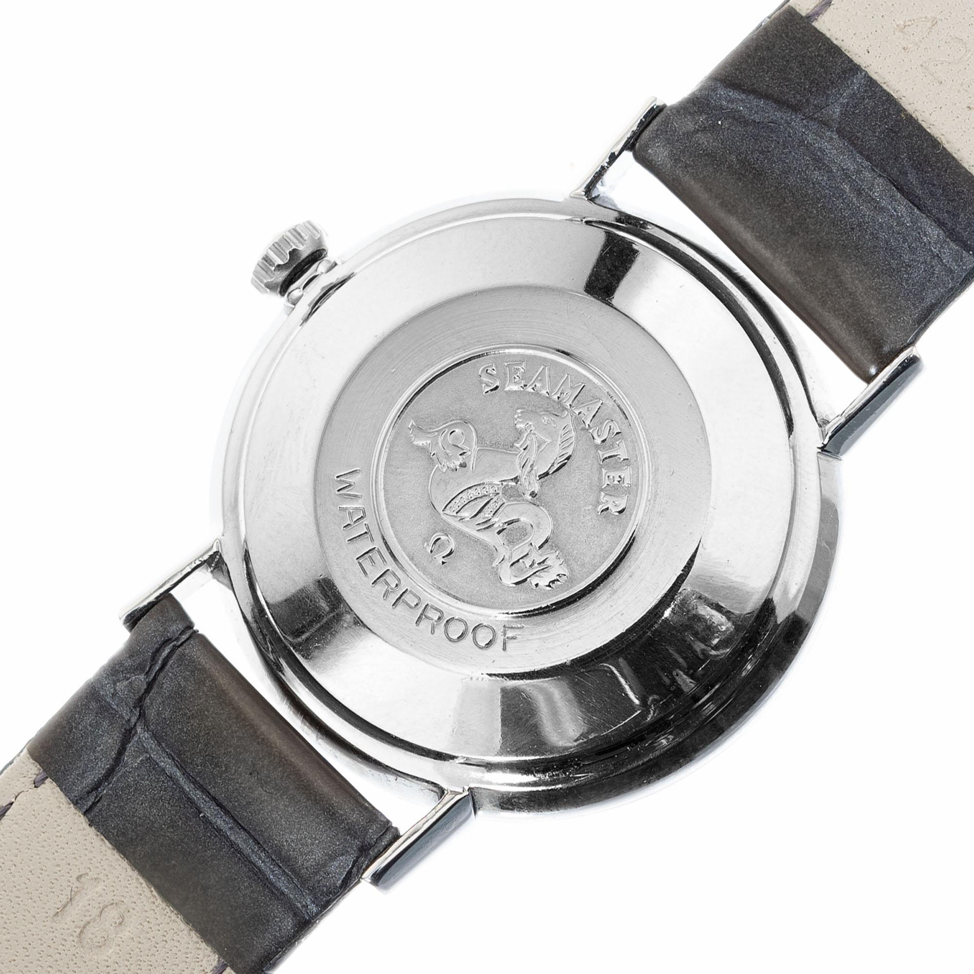 Omega Stainless Steel Seamaster Men's Wristwatch 3
