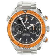 Used Omega Stainless Steel Seamaster Planet Ocean Chronograph
