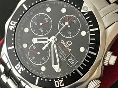 Omega Stainless Steel Seamaster Professional Chronograph Automatic Wristwatch