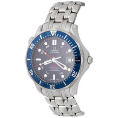 Omega Stainless Steel Seamaster Professional GMT Automatic Wristwatch