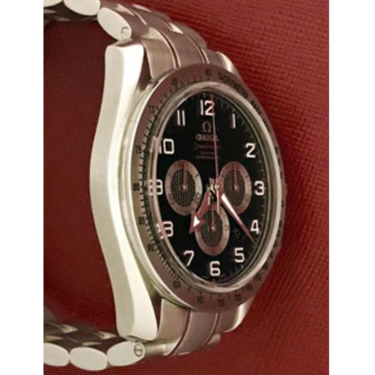 omega speedmaster automatic chronometer broad arrow