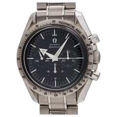 Vintage Omega Stainless Steel Speedmaster Broad Arrow Reissue manual wristwatch, c1998