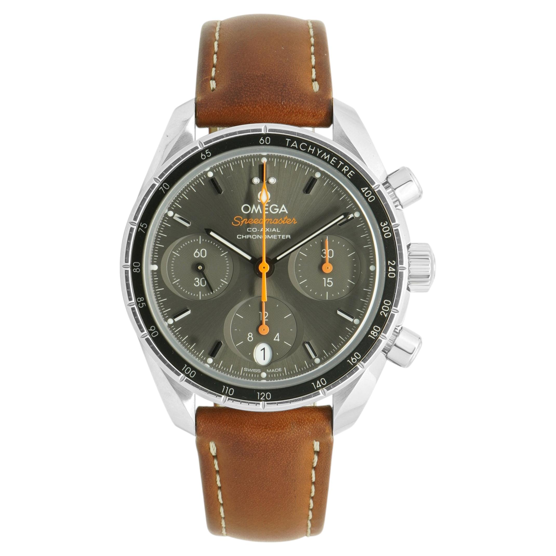 Omega Stainless Steel Speedmaster Gray Dial 38mm