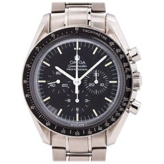 Used Omega stainless steel Speedmaster Man on the Moon manual wristwatch, c1997