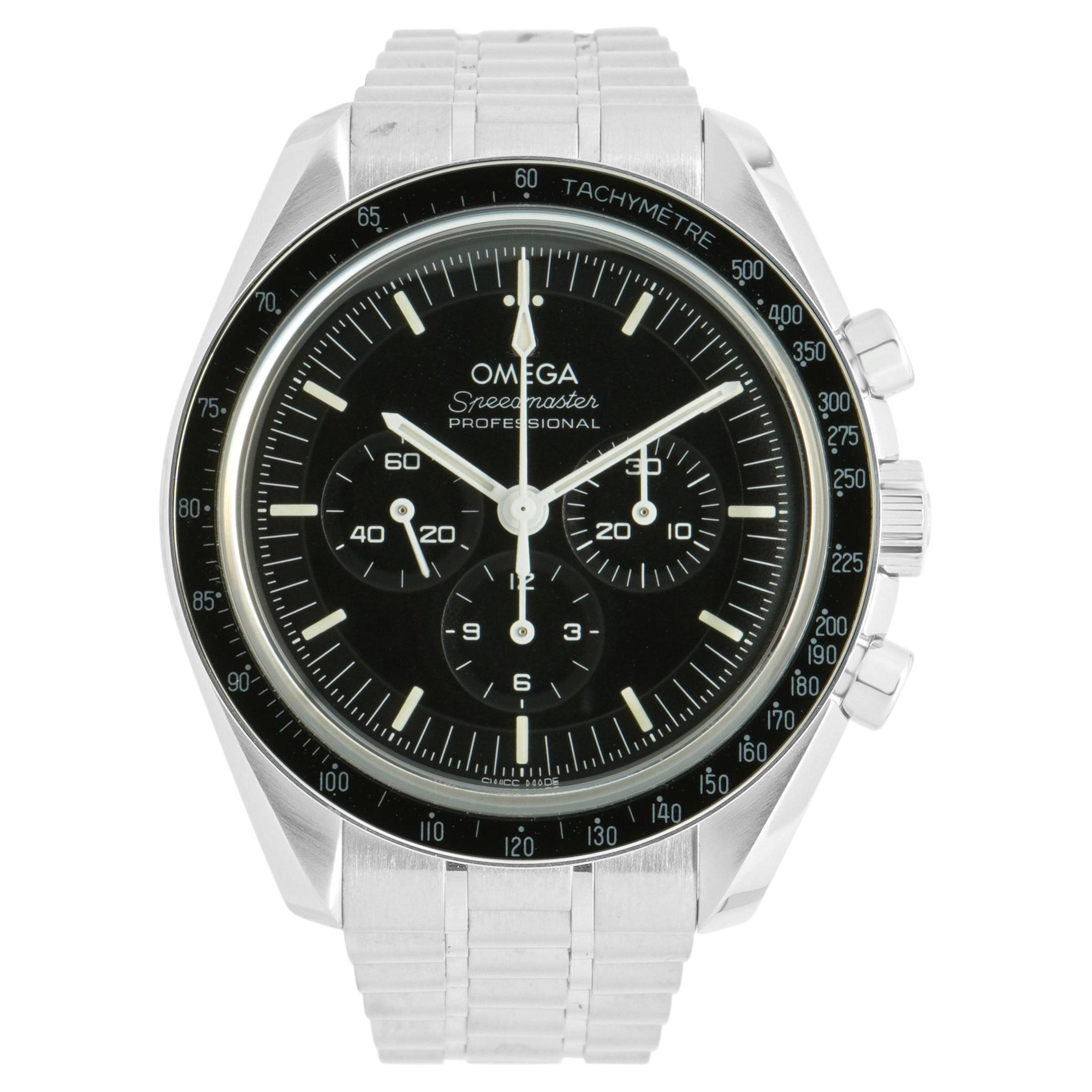 Omega Speedmaster Moonwatch 42mm en acier inoxydable en vente