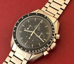 Omega Stainless Steel Speedmaster Professional Chronograph Manual Wristwatch