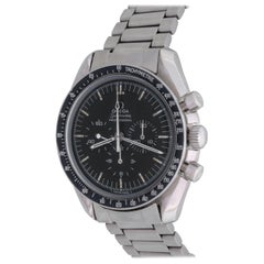 Retro Omega Stainless Steel Speedmaster Professional Chronograph Manual Wristwatch