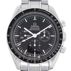 Omega Stainless Steel Speedmaster Professional Man on Moon Automatic Wristwatch