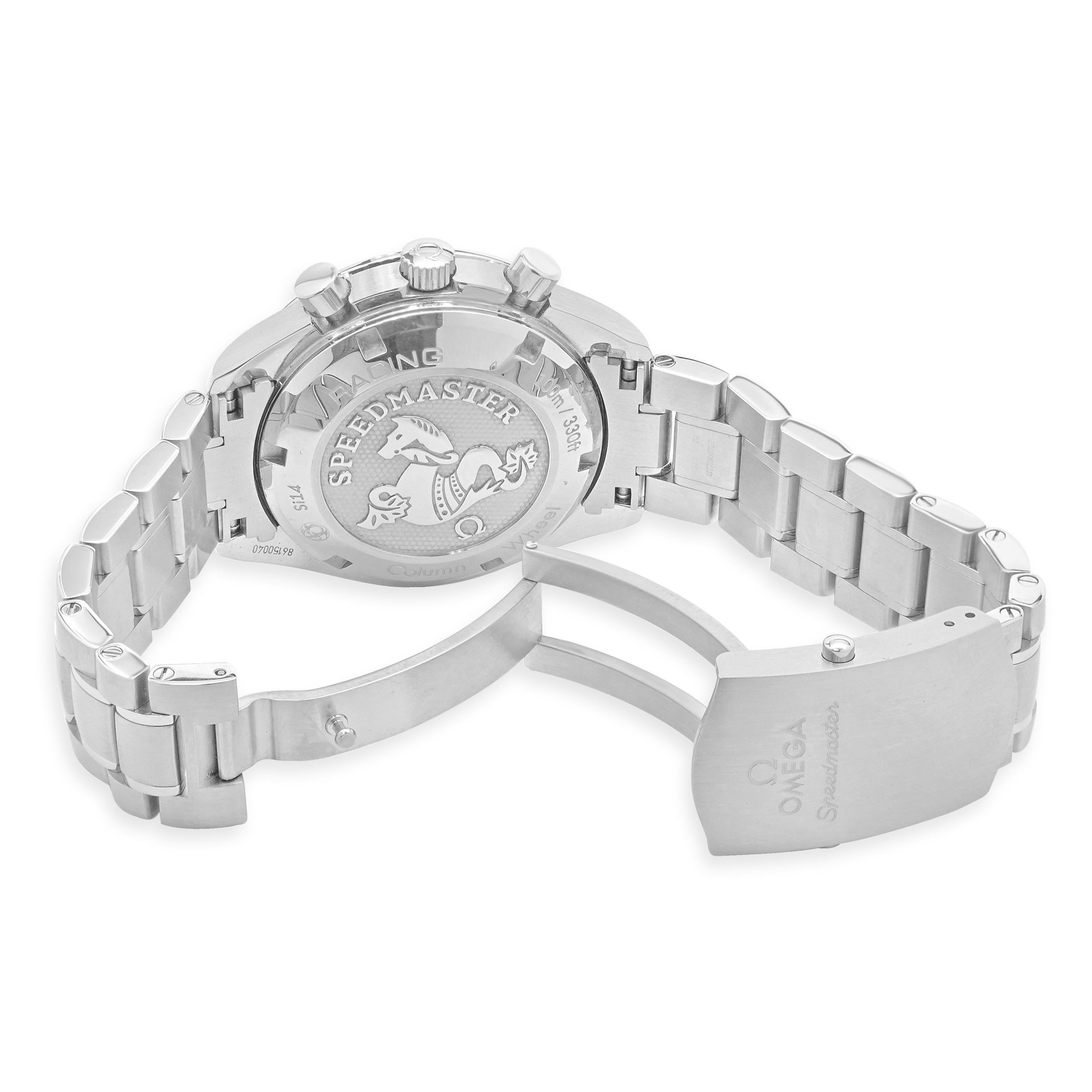 Men's Omega Stainless Steel Speedmaster Racing 40mm
