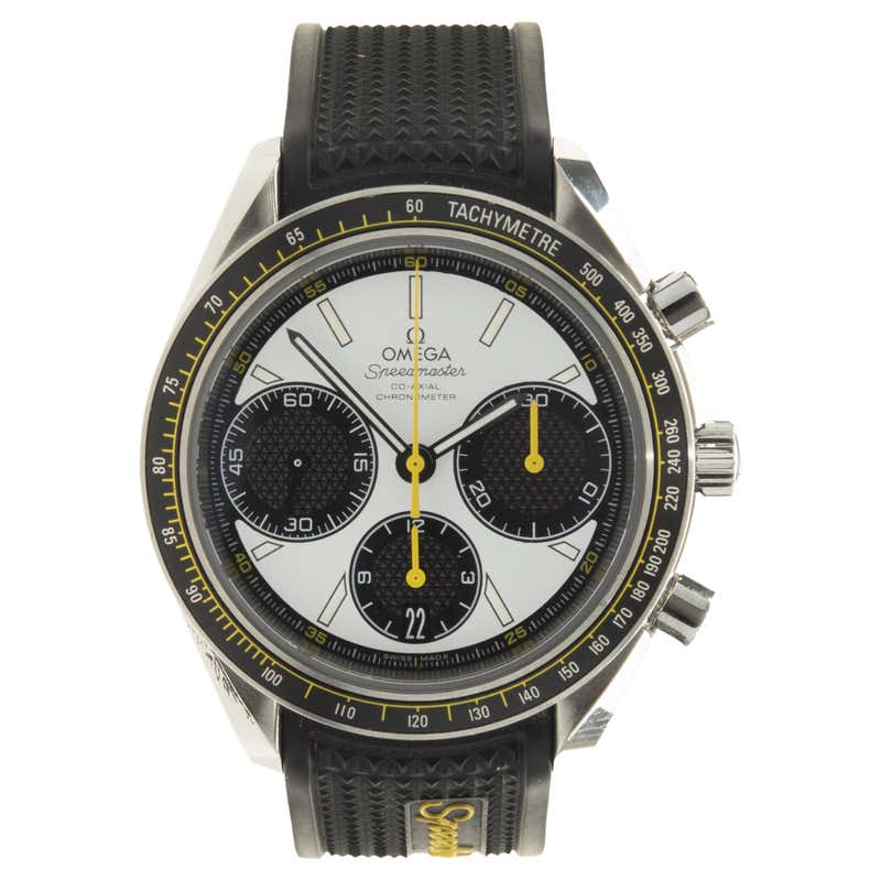 Omega Stainless Steel Speedmaster Racing Co-Axial Chronograph at 1stDibs