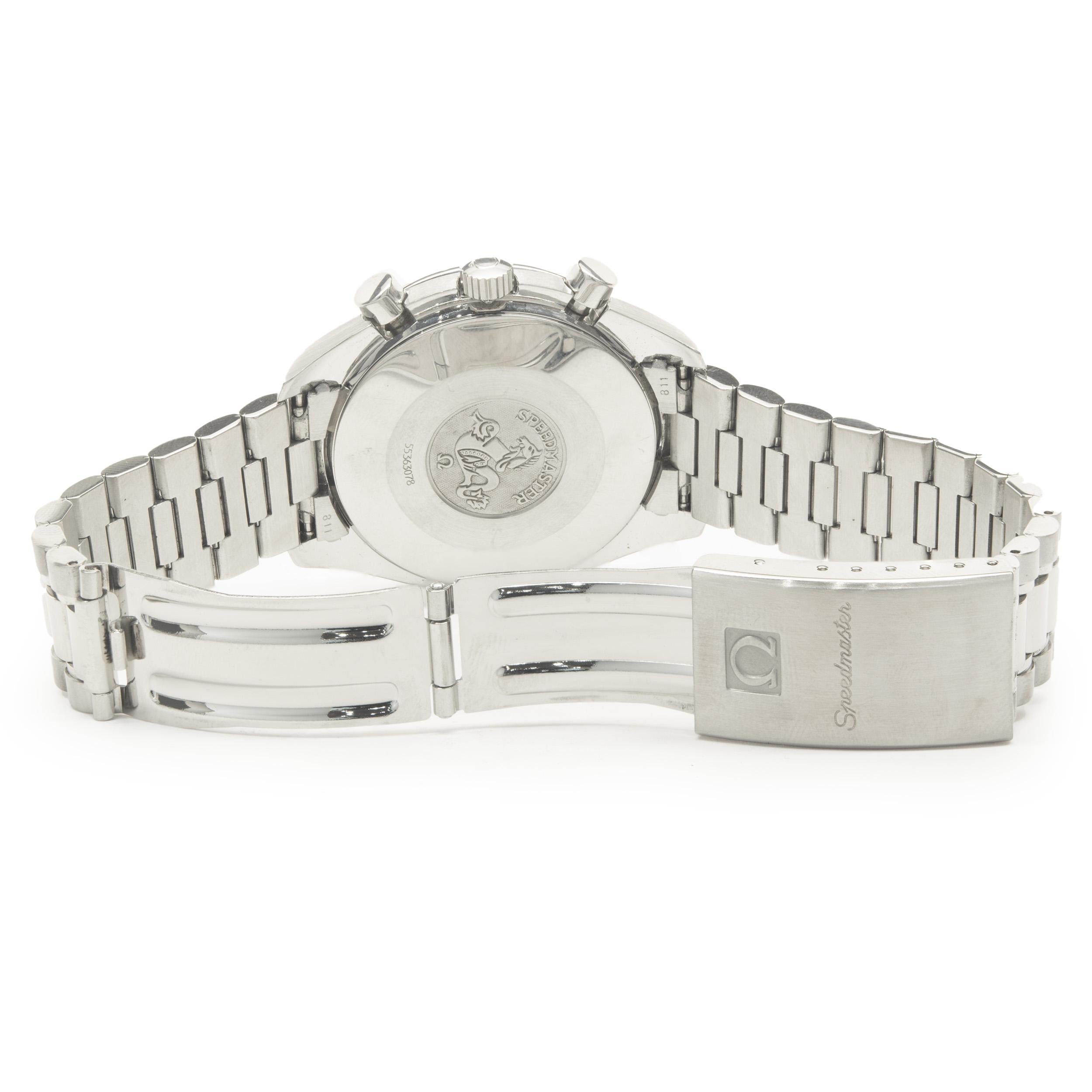 Men's Omega Stainless Steel Speedmaster Reduced Michael Schumacher 39