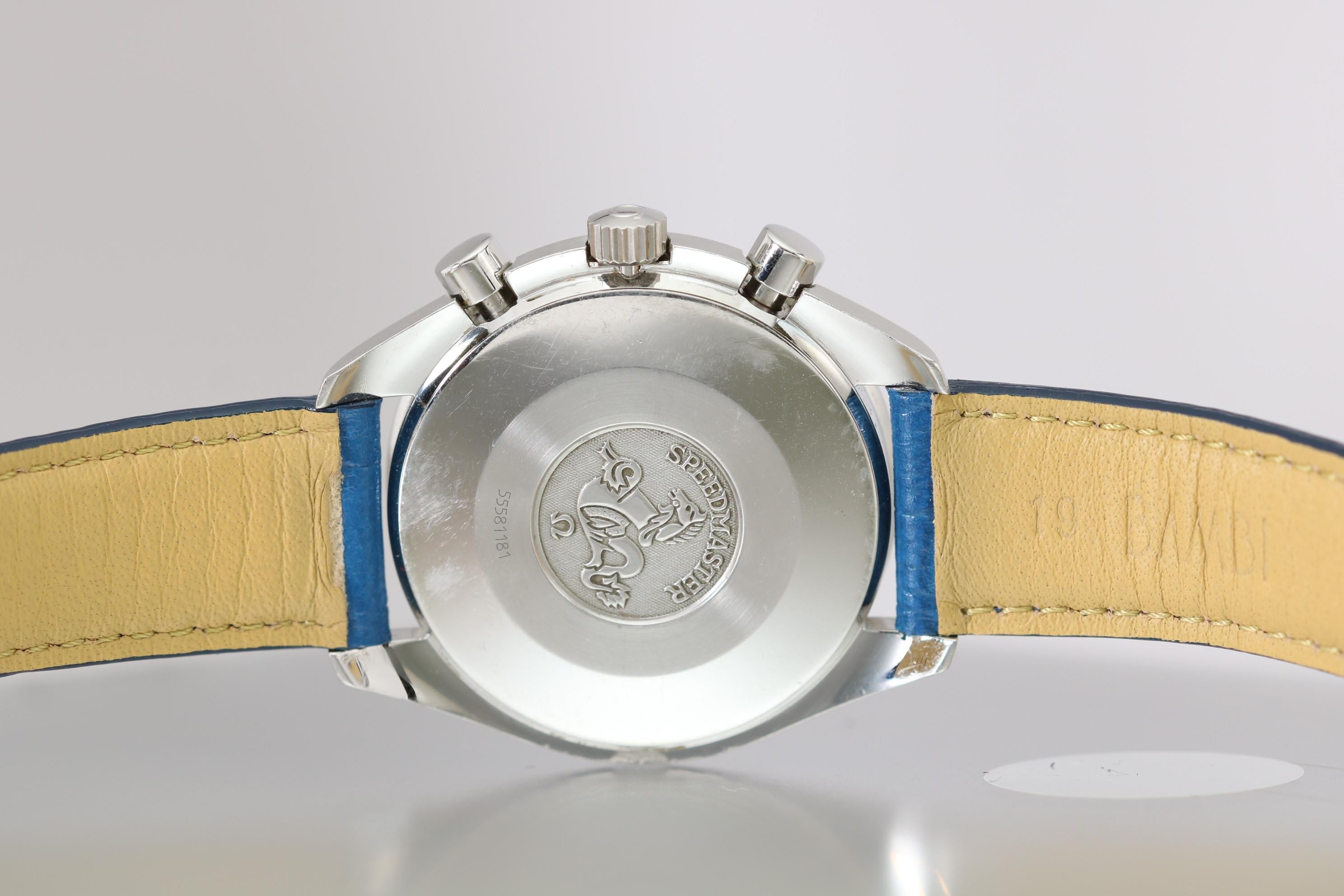 omega schumacher blue