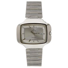 Omega Stainless Steel "TV Screen" Automatic Wristwatch, circa 1970s