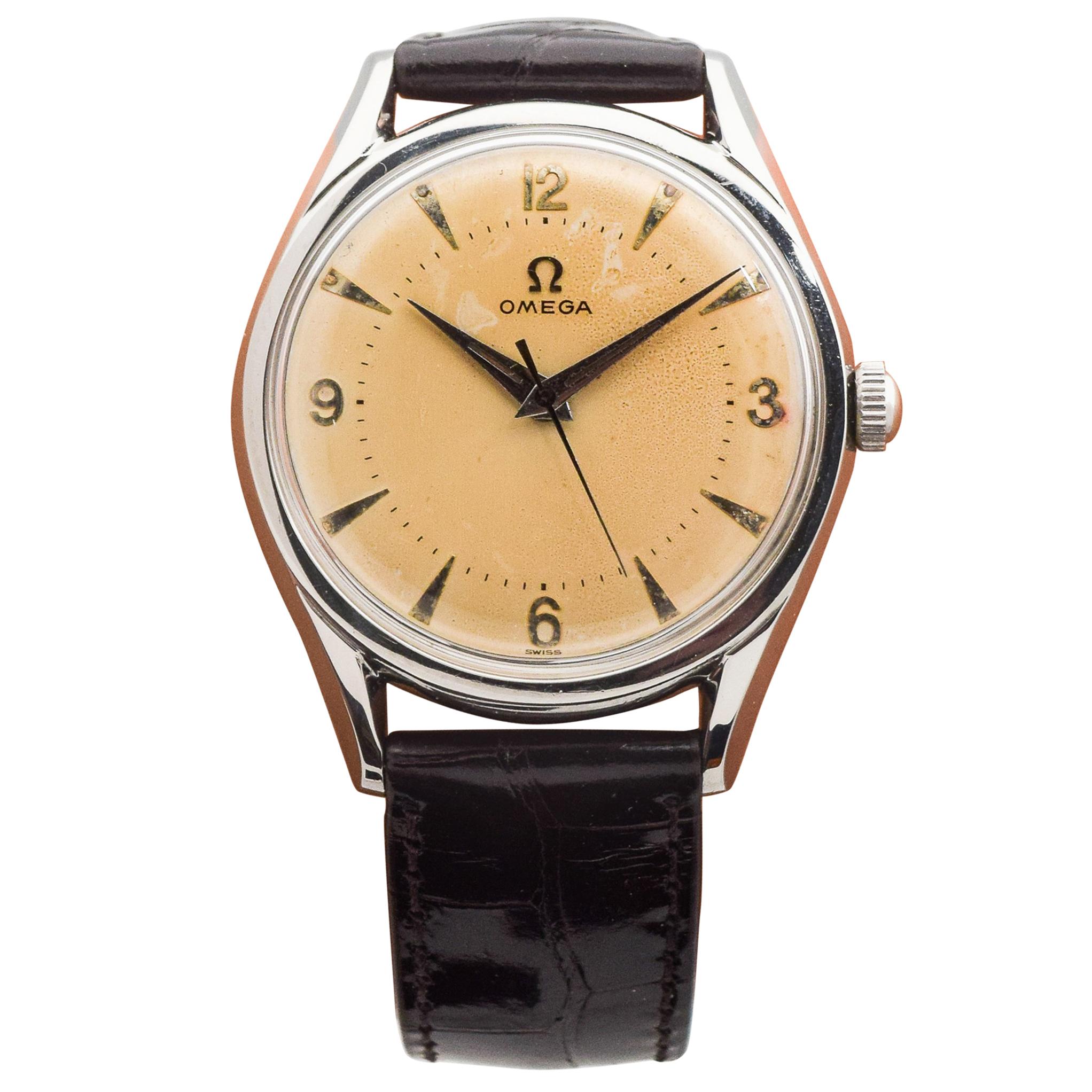 Omega Stainless Steel Watch, 1957