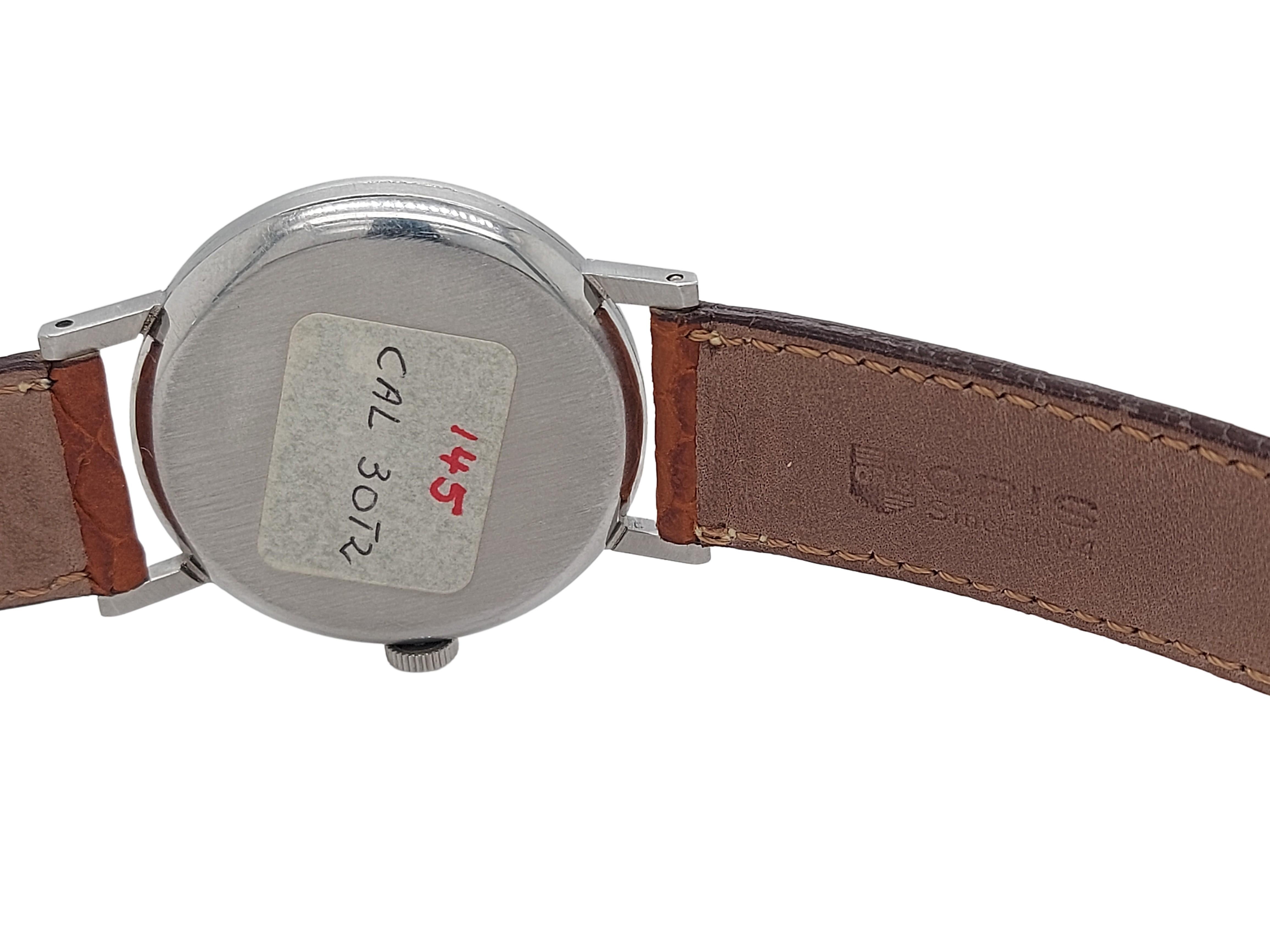 Montre-bracelet Omega en acier inoxydable à remontage manuel, réf. 2390/5, Cal 30T2 Unisexe en vente