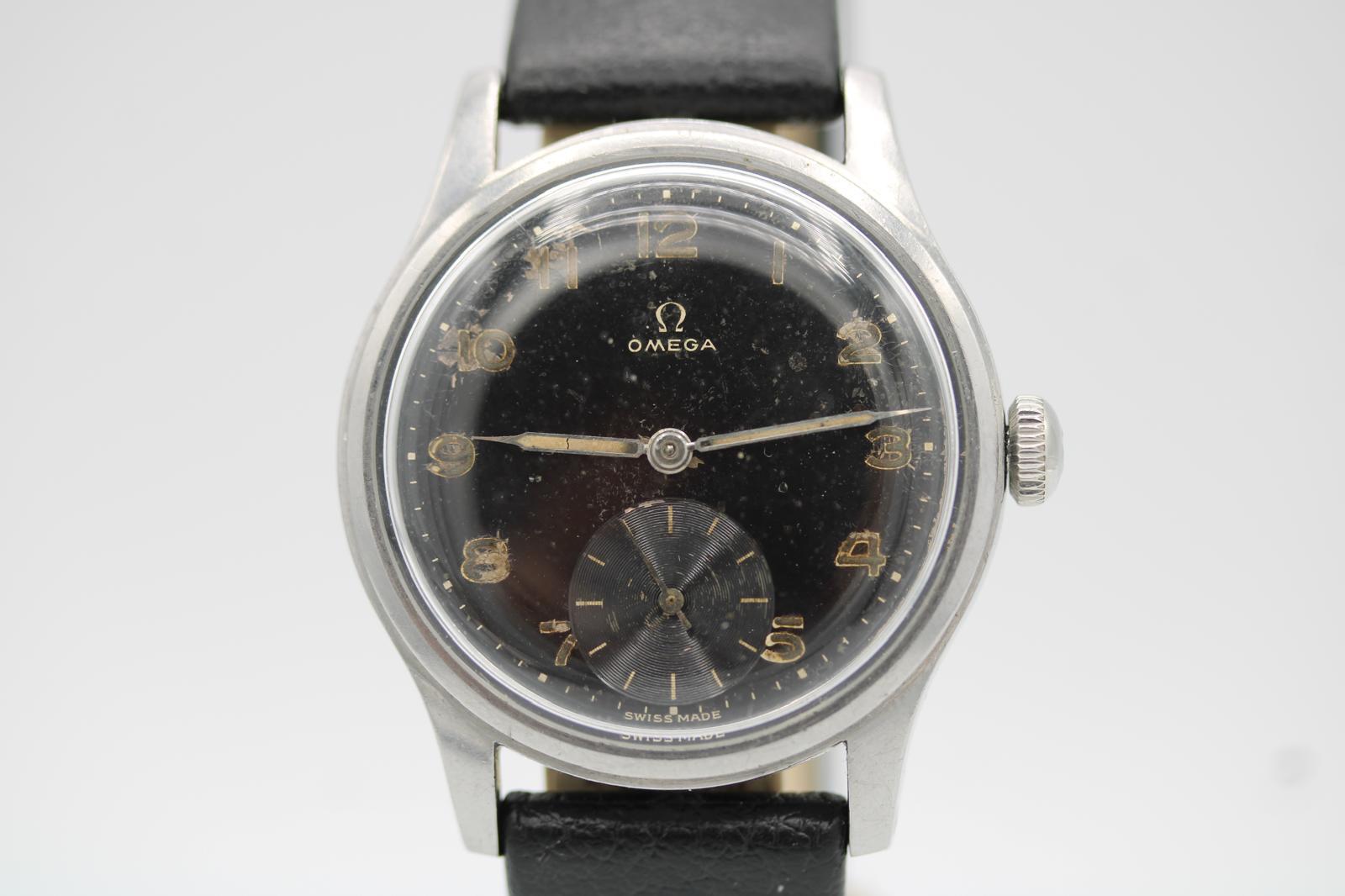 Omega Suverän 2400  35mm  Schwedische Militärausgabe  Kal. 30T2  1944 im Angebot 7