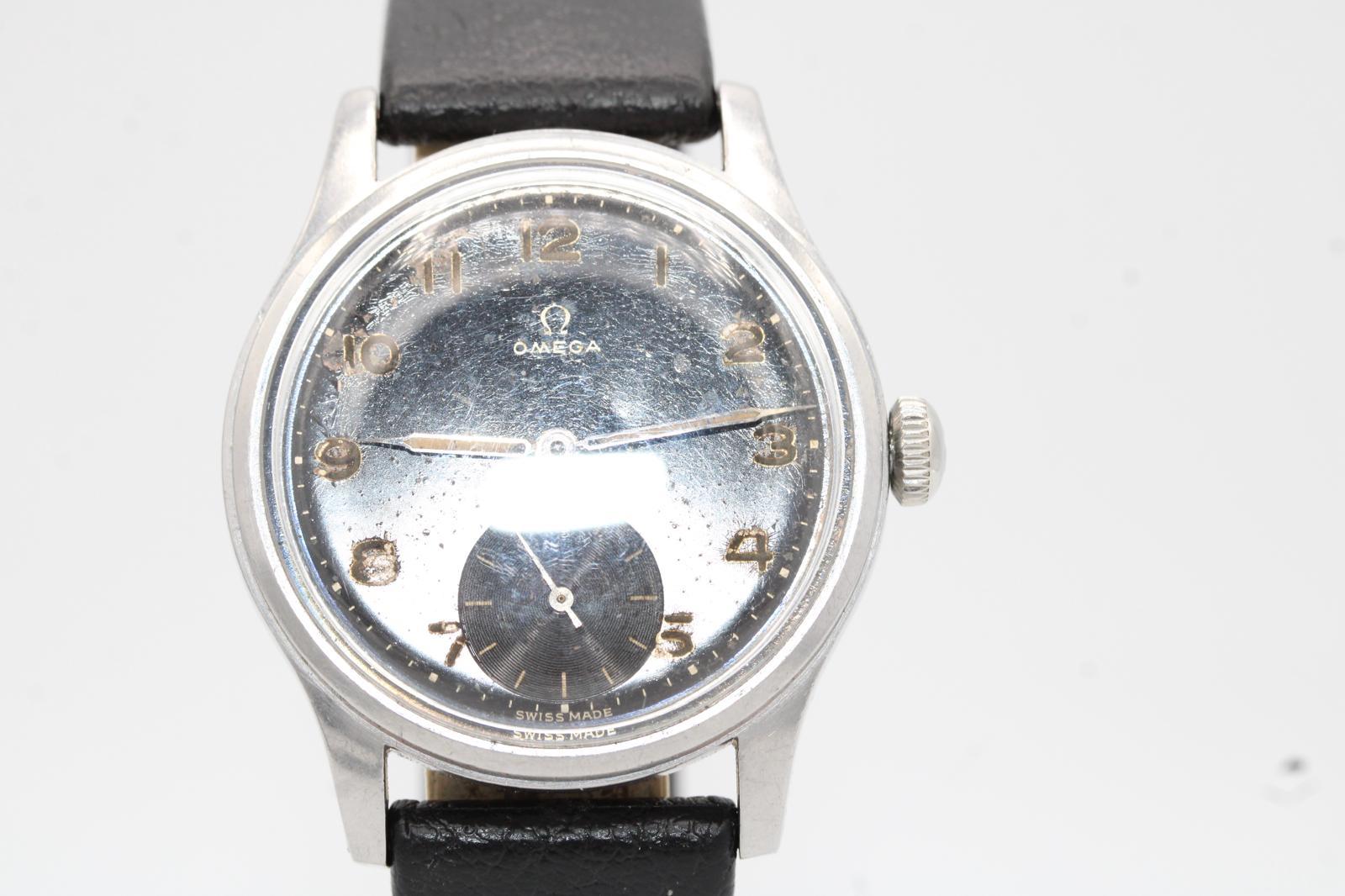 Omega Suverän 2400  35mm  Schwedische Militärausgabe  Kal. 30T2  1944 im Angebot 8