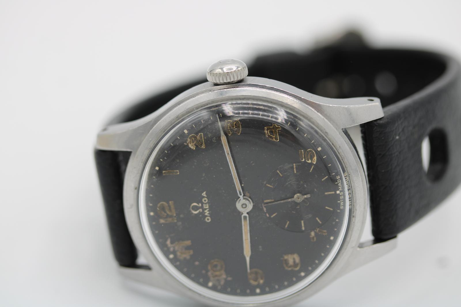 Omega Suverän 2400  35mm  Schwedische Militärausgabe  Kal. 30T2  1944 im Zustand „Gut“ im Angebot in London, GB