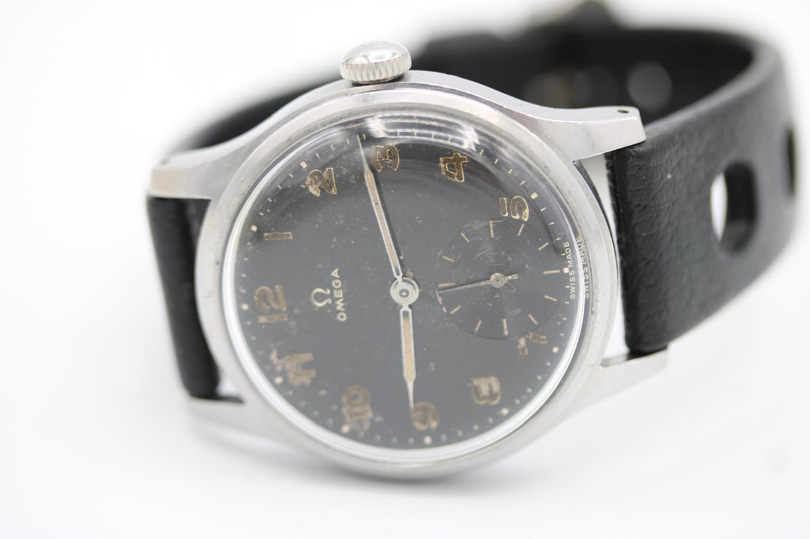 Omega Suverän 2400  35mm  Schwedische Militärausgabe  Kal. 30T2  1944 im Angebot 4