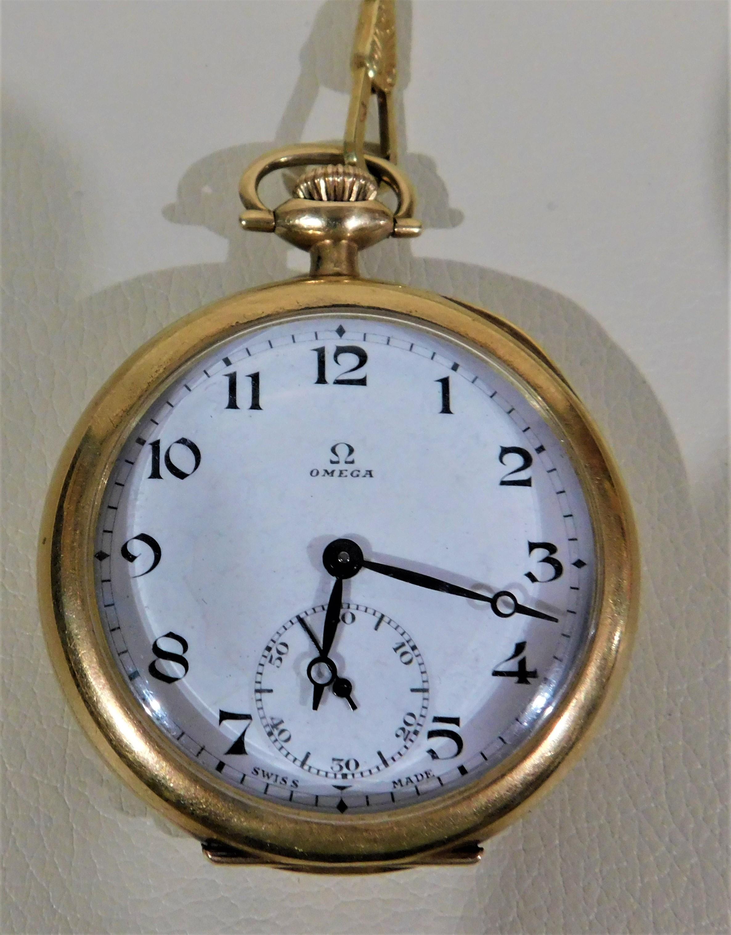 omega gold pocket watch