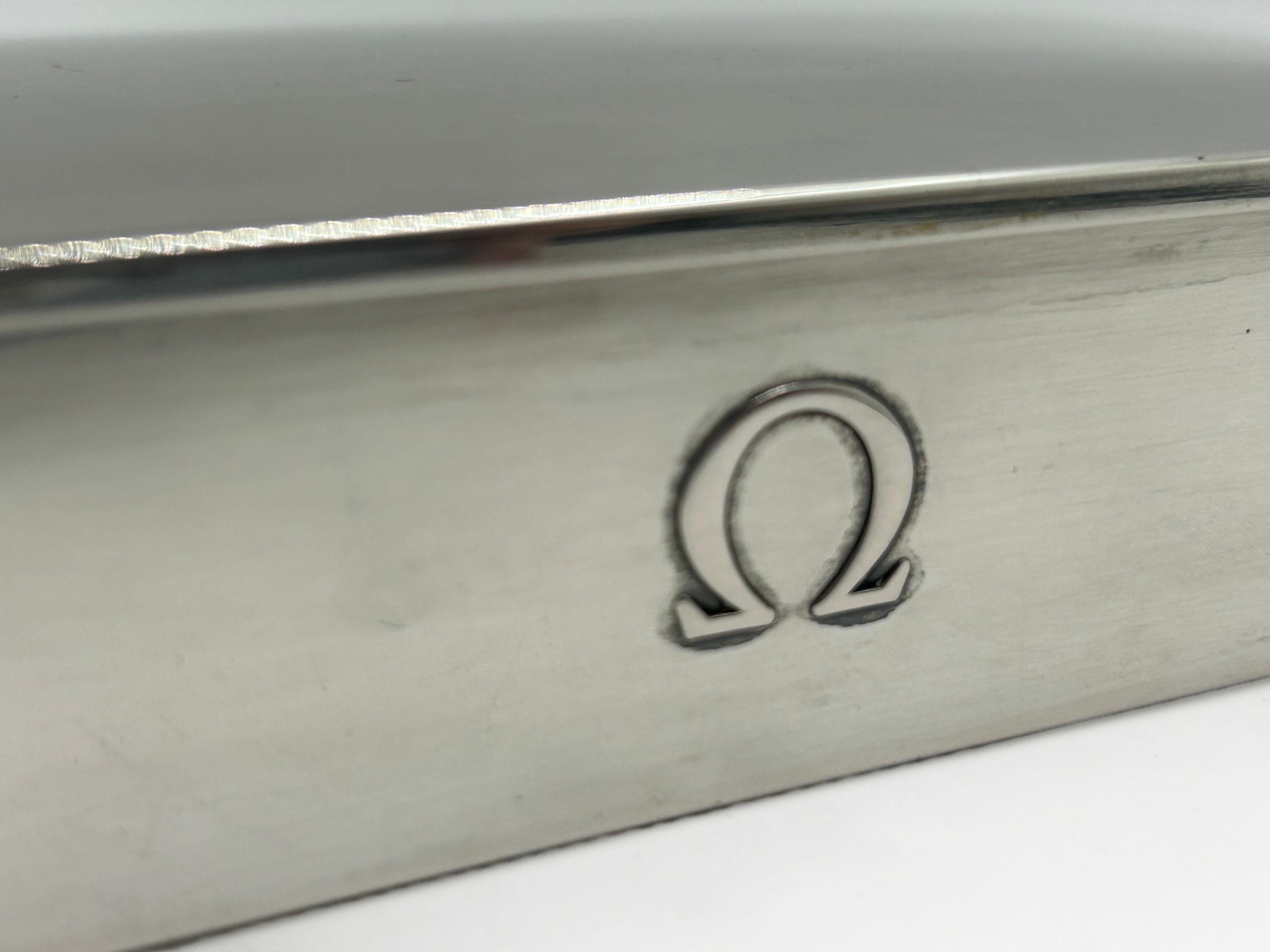 Svizzero Omega Swiss Sterling Silver Cassa d'epoca in vendita