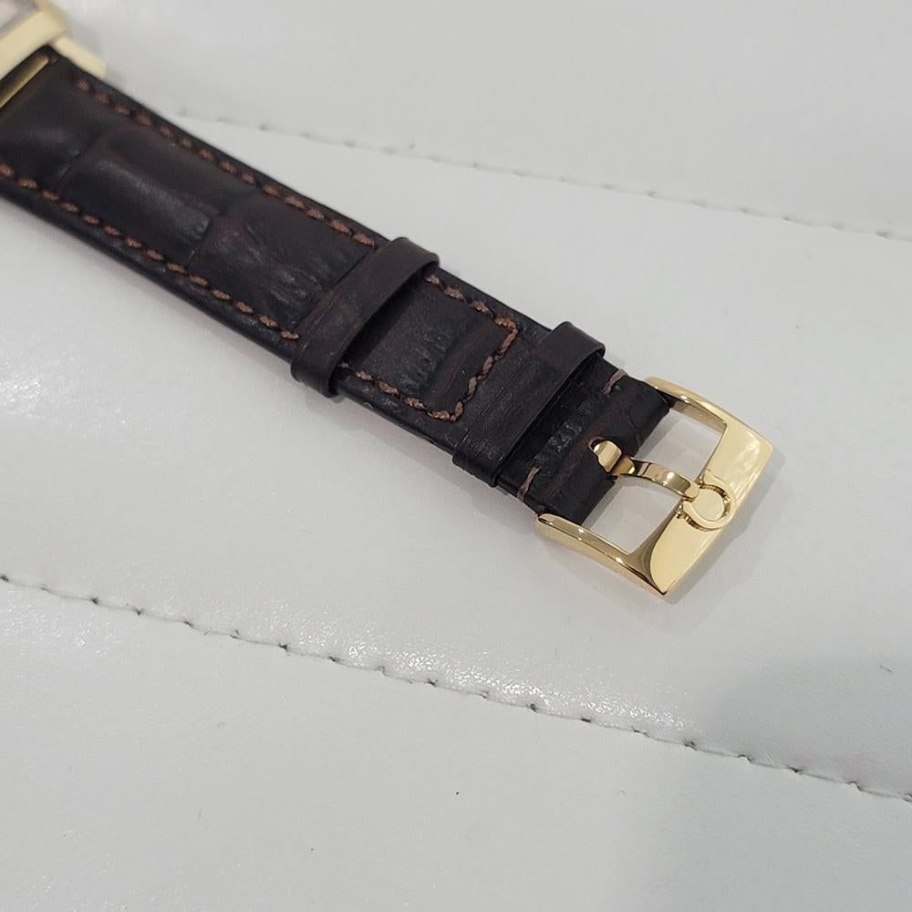 Omega Tank C6254 14k Gold Filled 28mm Mens Vintage Automatic 1950s RA585 For Sale 4