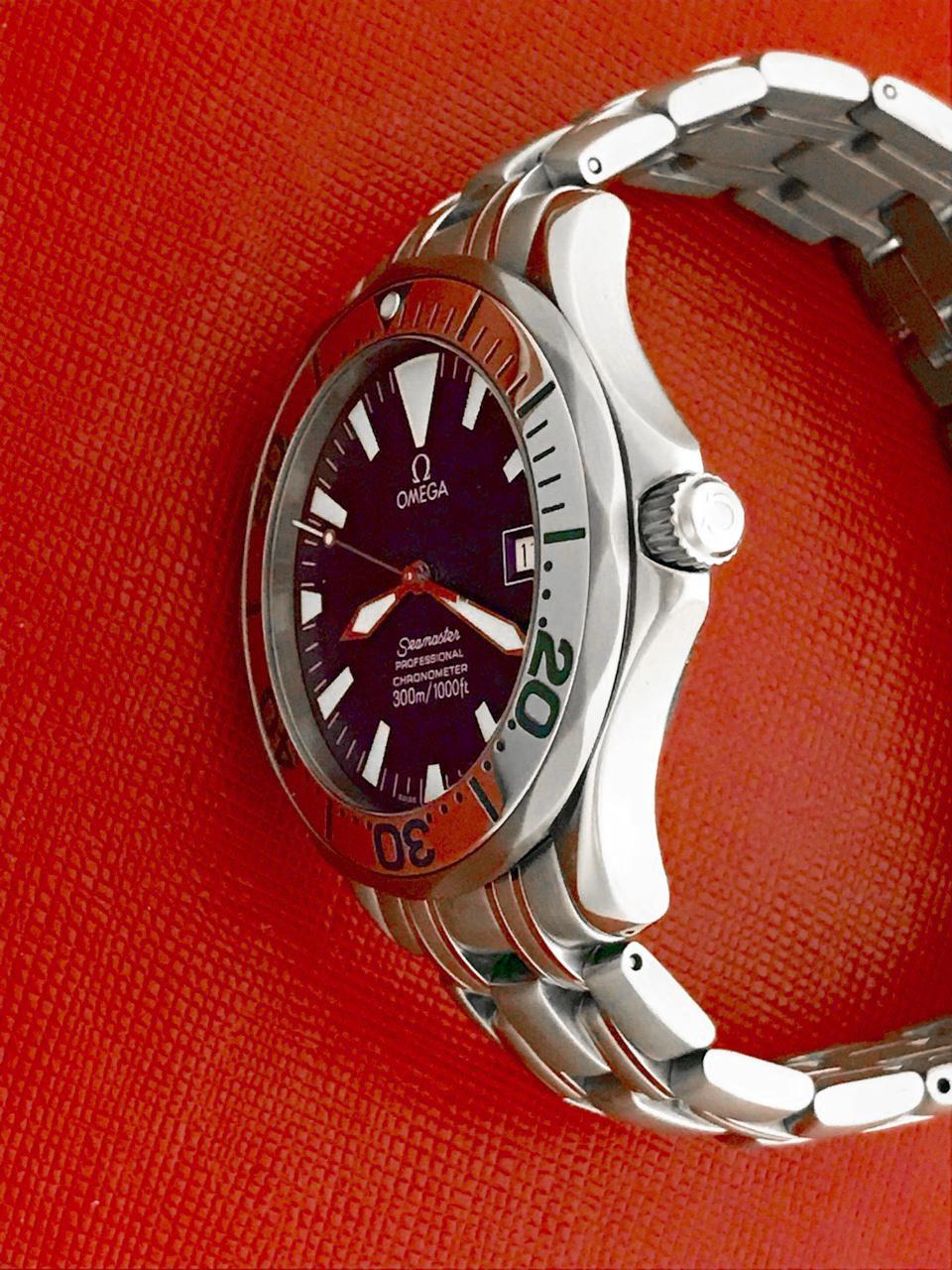 Men's Omega Titanium Seamaster Professional Date Automatic Wristwatch