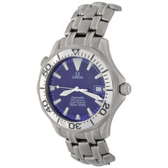 Omega Titanium Seamaster Professional Date Automatic Wristwatch